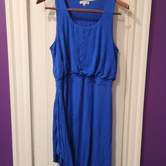 Bump Biddy Mykonos Asymmetrical Tank Dress Maternity Plus - Picture 2 of 2